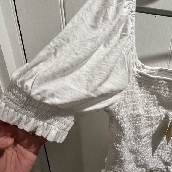 NWT Boden white peplum top - Picture 2 of 4